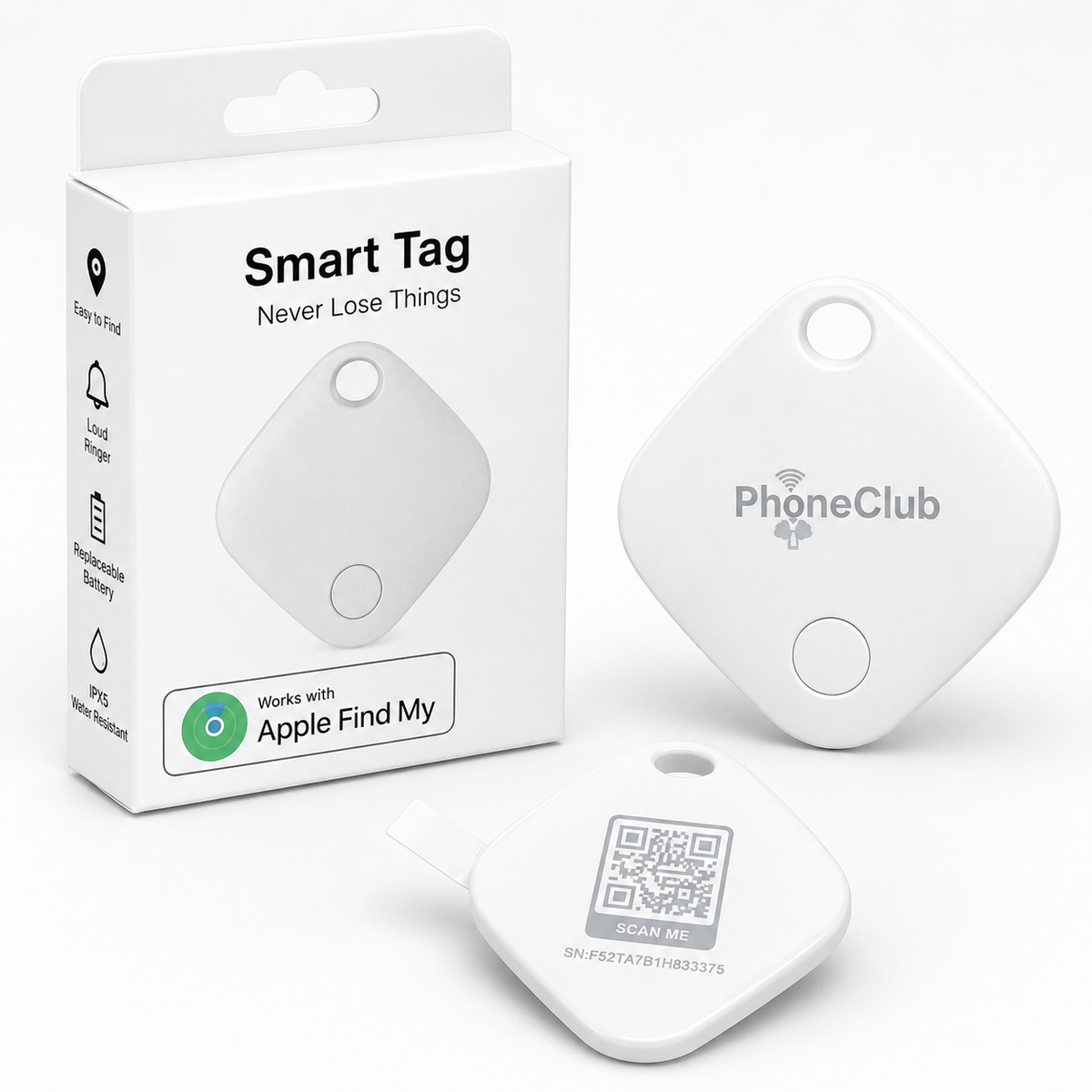 PHONE CLUB Find My Tag Smart Key Finder