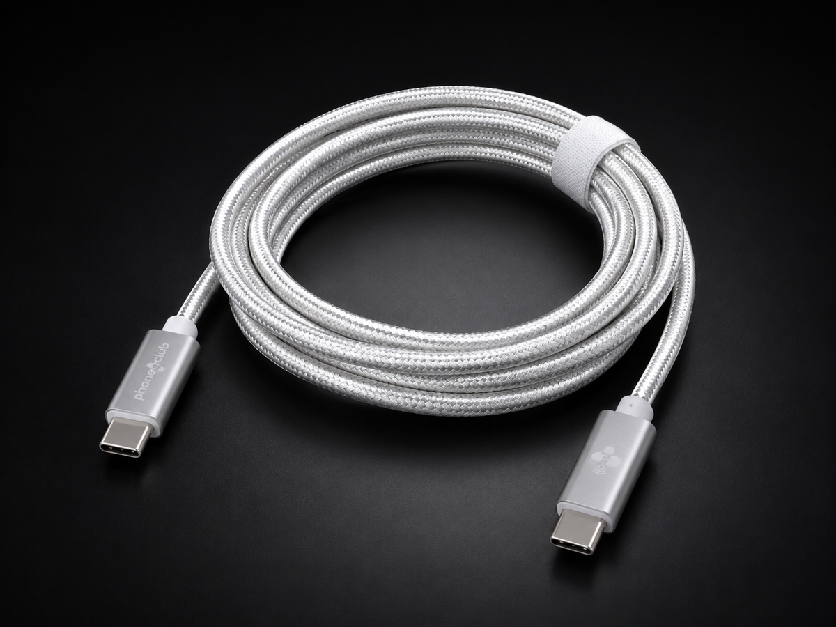 PHONE CLUB 2M (6.6ft) USB-C to USB-C 3.1 Gen2 Cable