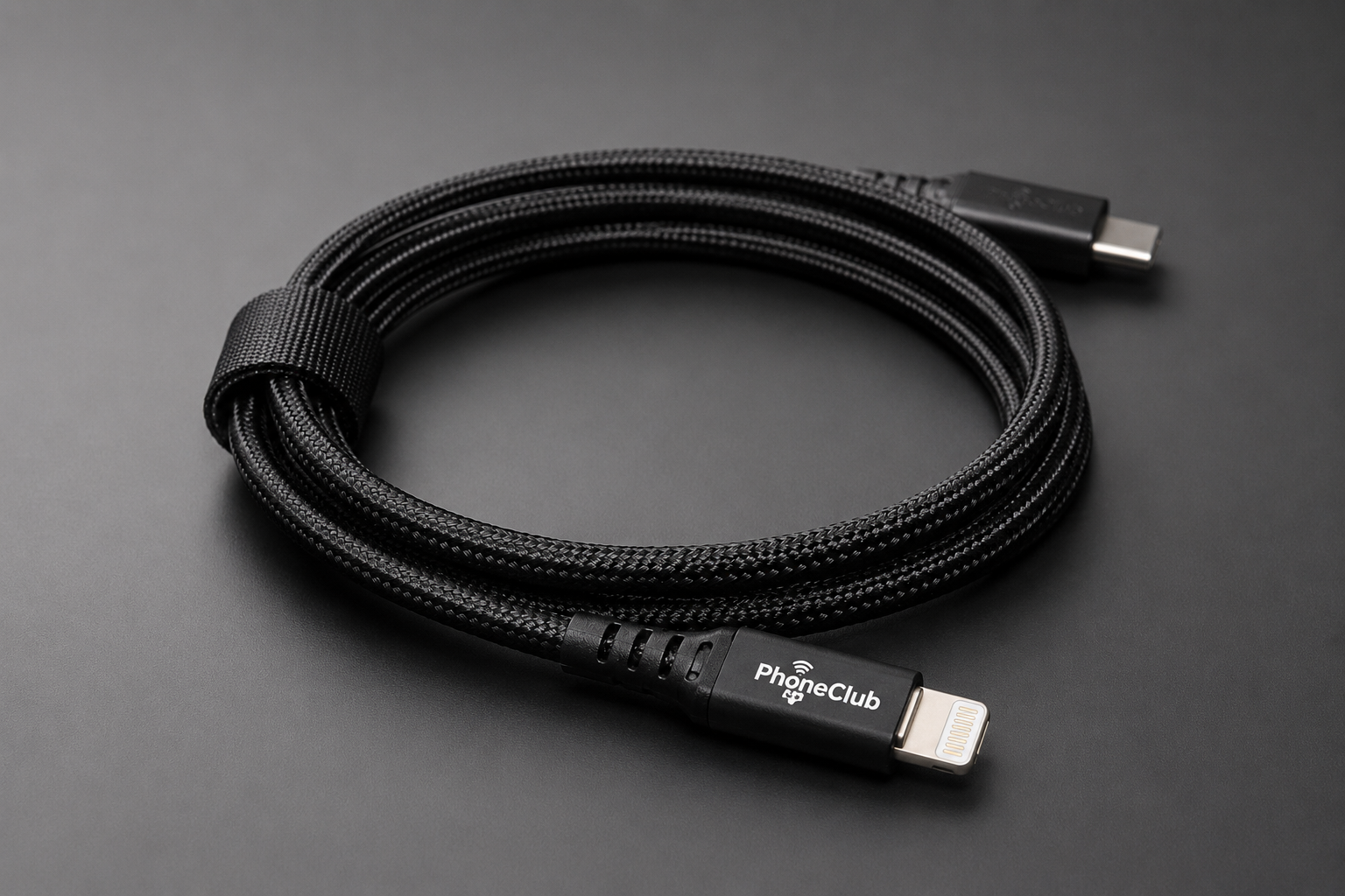 PHONE CLUB 1M MFi Certified USB Cable (Type-C to Lightning)