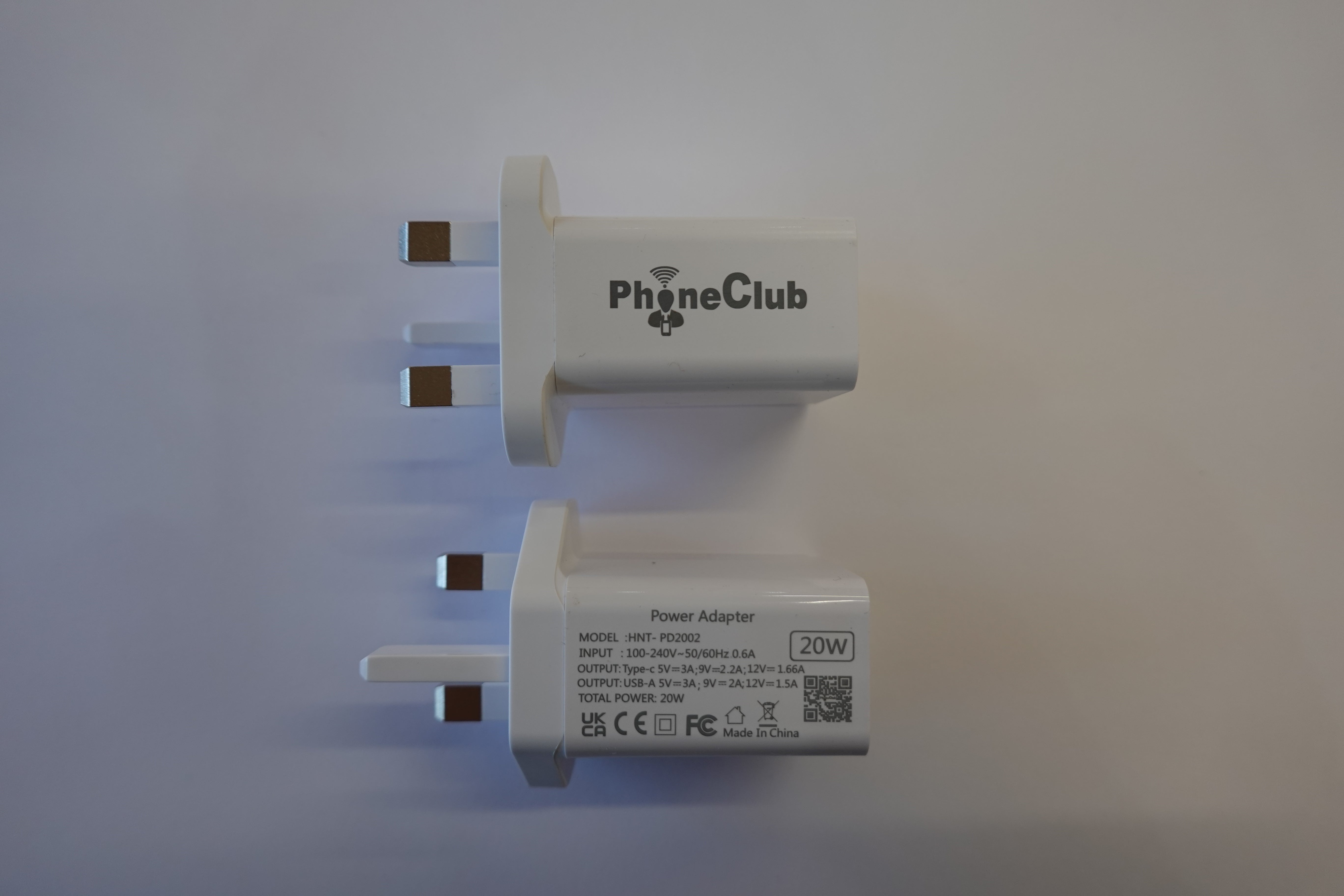 Phone Club 20W Fast Dual Wall Charger