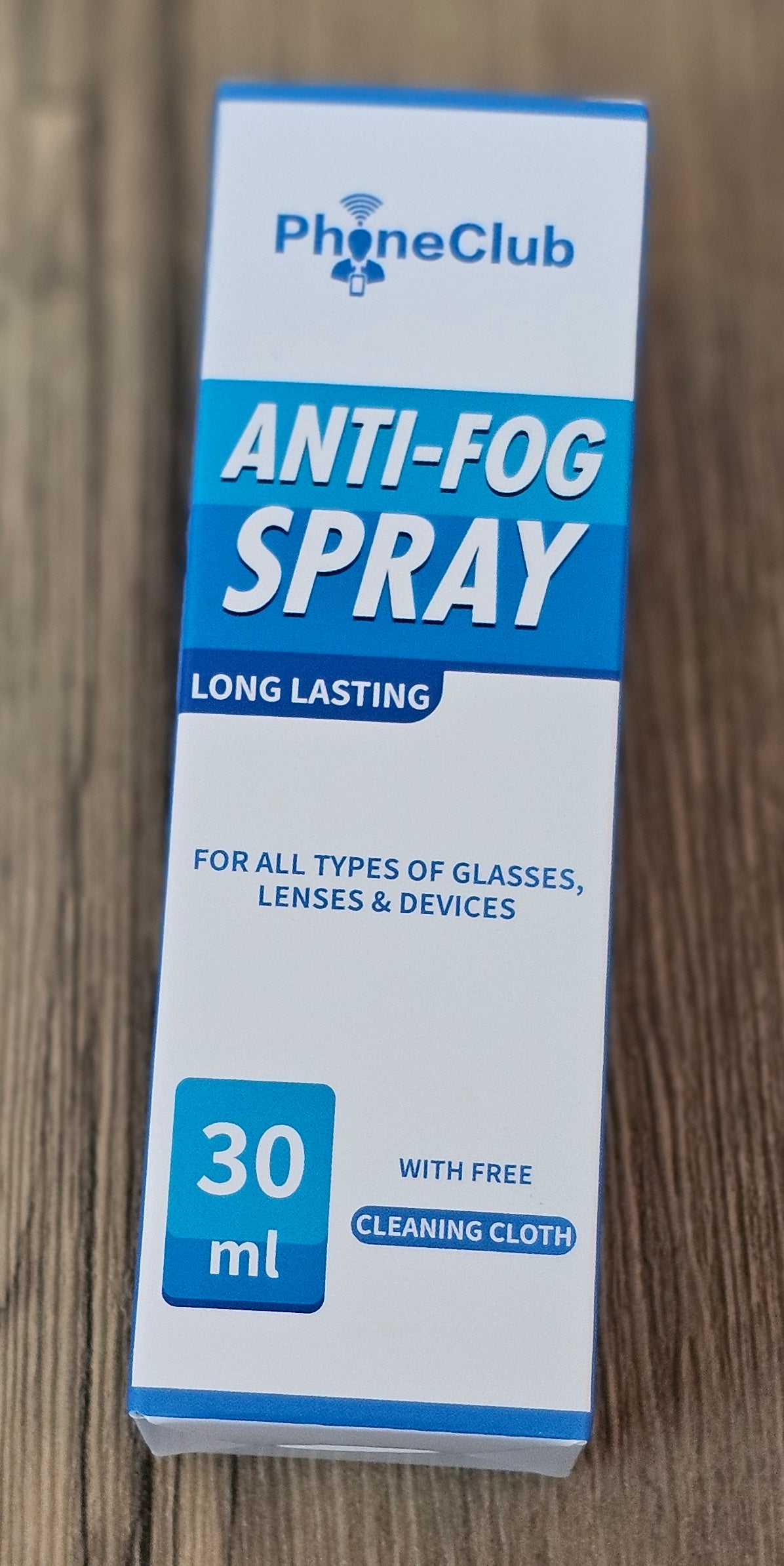 Phone Club 30ml Eyeglasses Anti-Fog Cleaning Spray