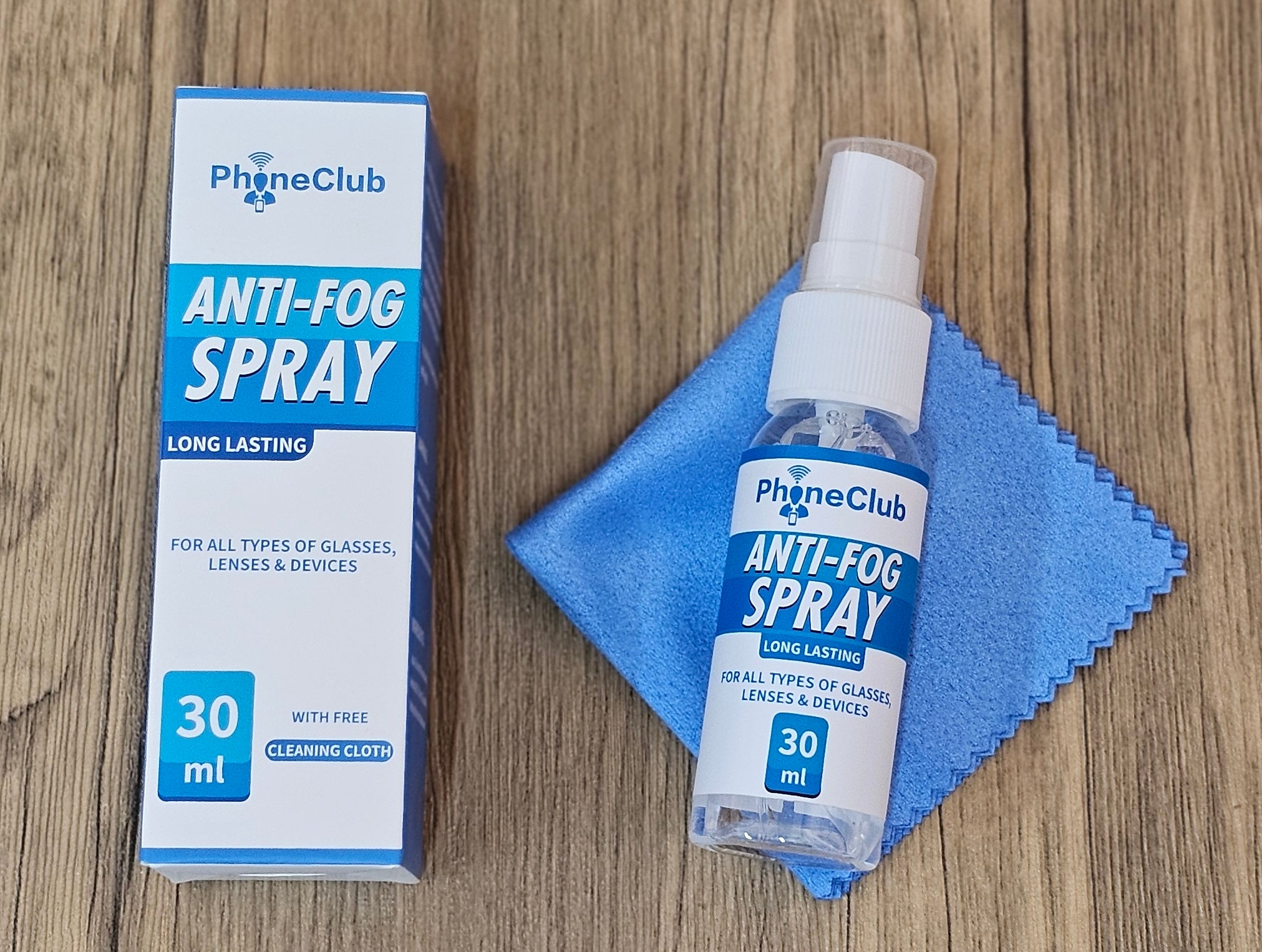 Phone Club 30ml Eyeglasses Anti-Fog Cleaning Spray