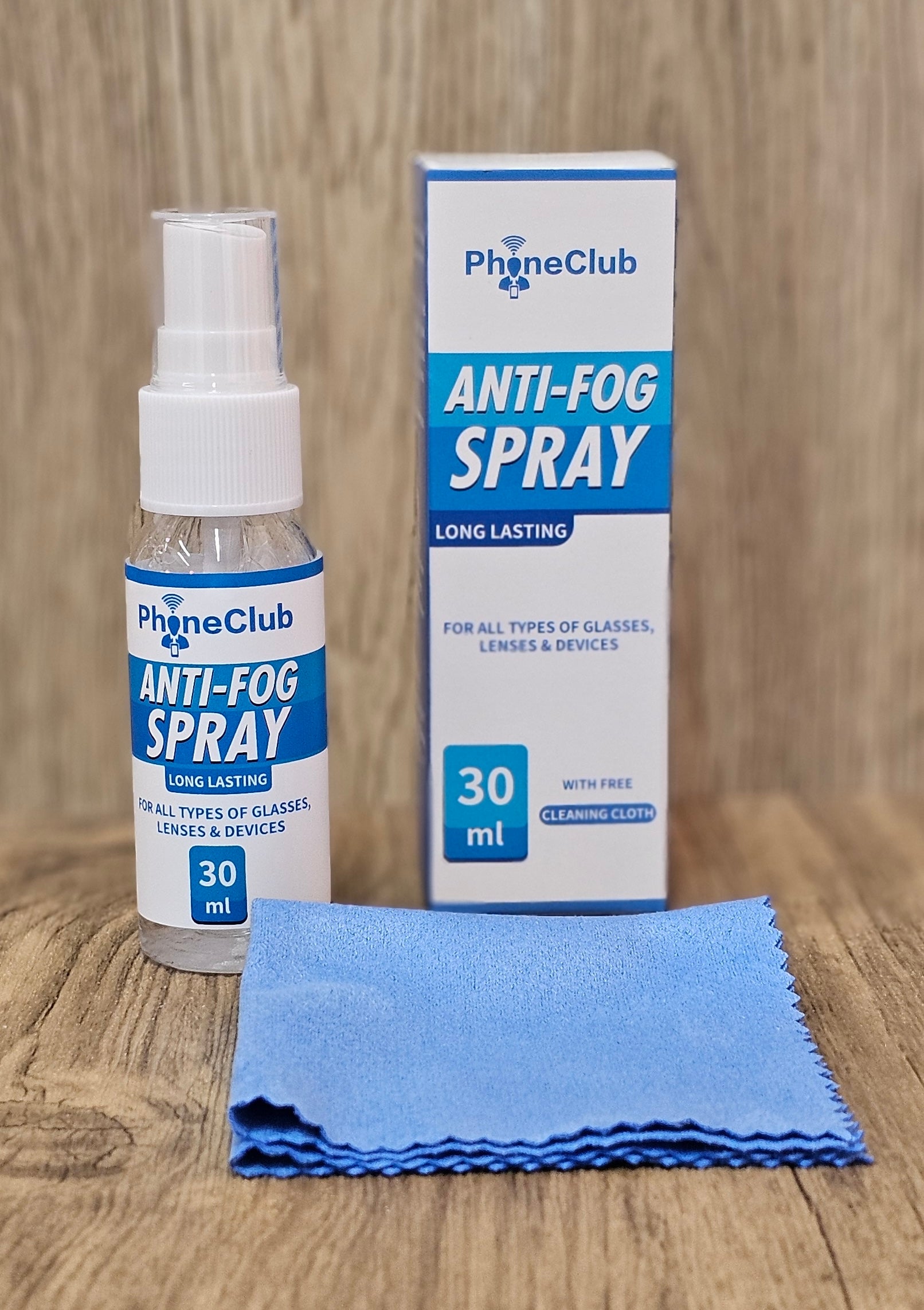 Phone Club 30ml Eyeglasses Anti-Fog Cleaning Spray