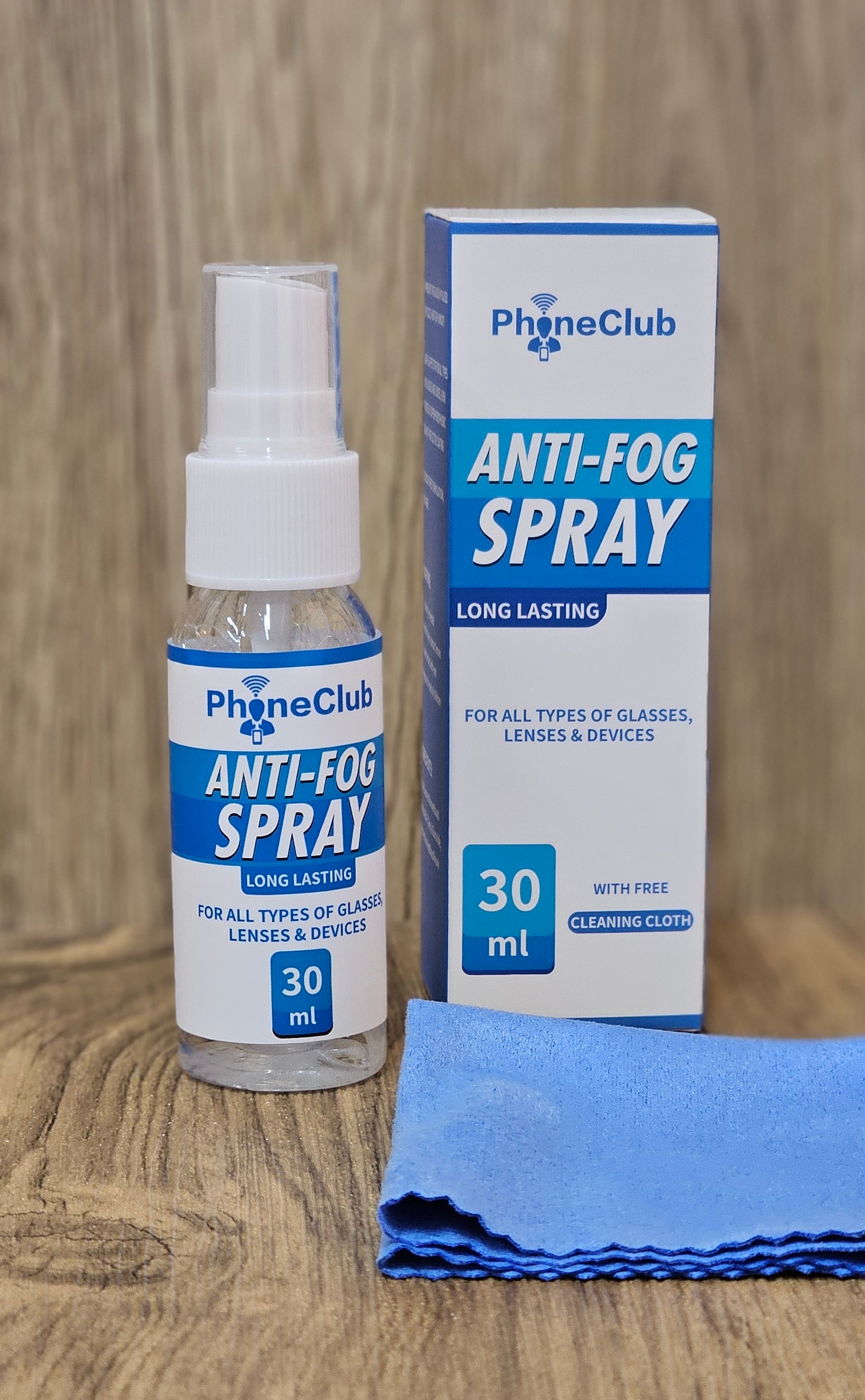 Phone Club 30ml Eyeglasses Anti-Fog Cleaning Spray