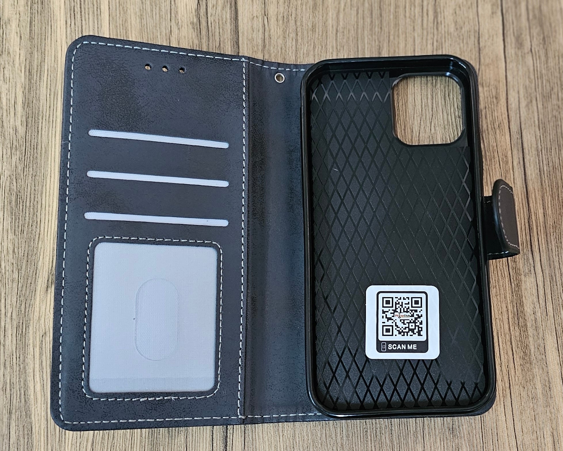 Snap Back by Phone Club: 2-Piece Magnetic Premium Phone Protection Wallet