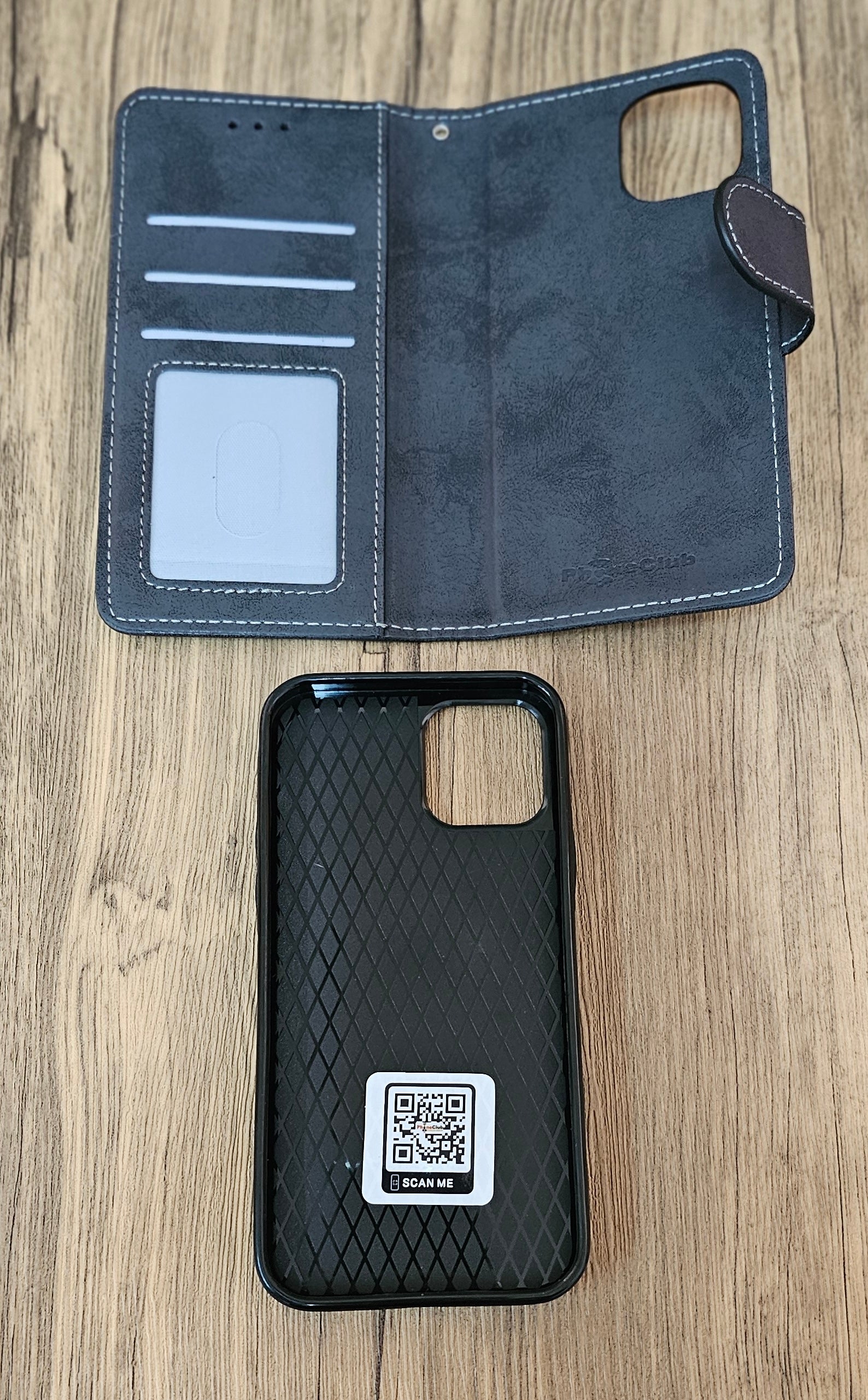 Snap Back by Phone Club: 2-Piece Magnetic Premium Phone Protection Wallet