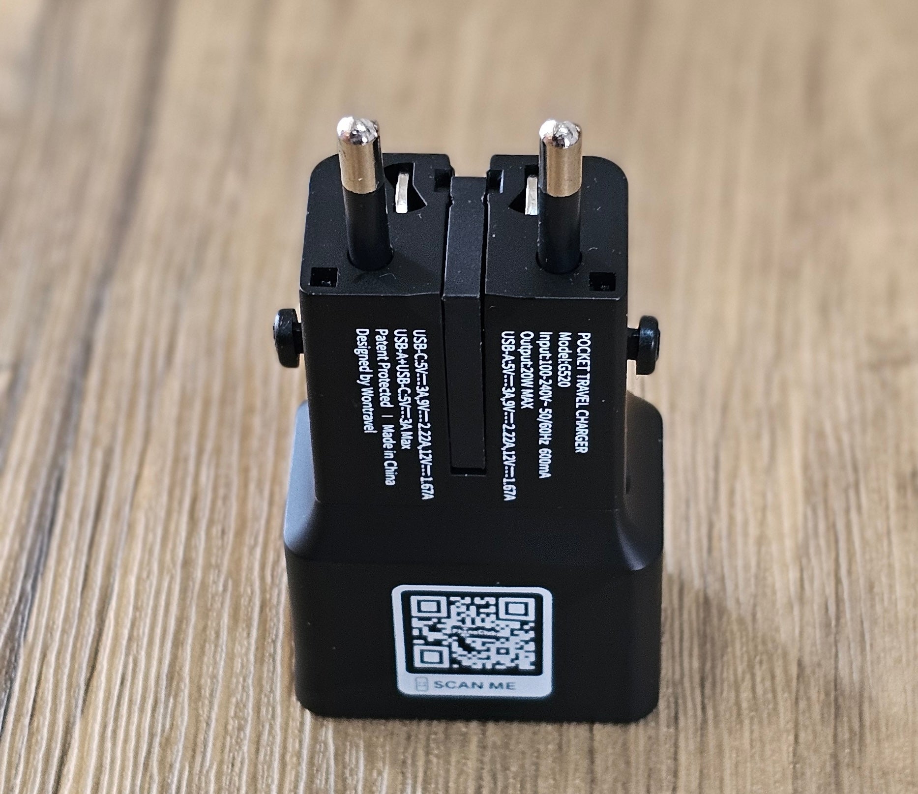 Phone Club 20W Dual Mini World Wide Travel Adapter