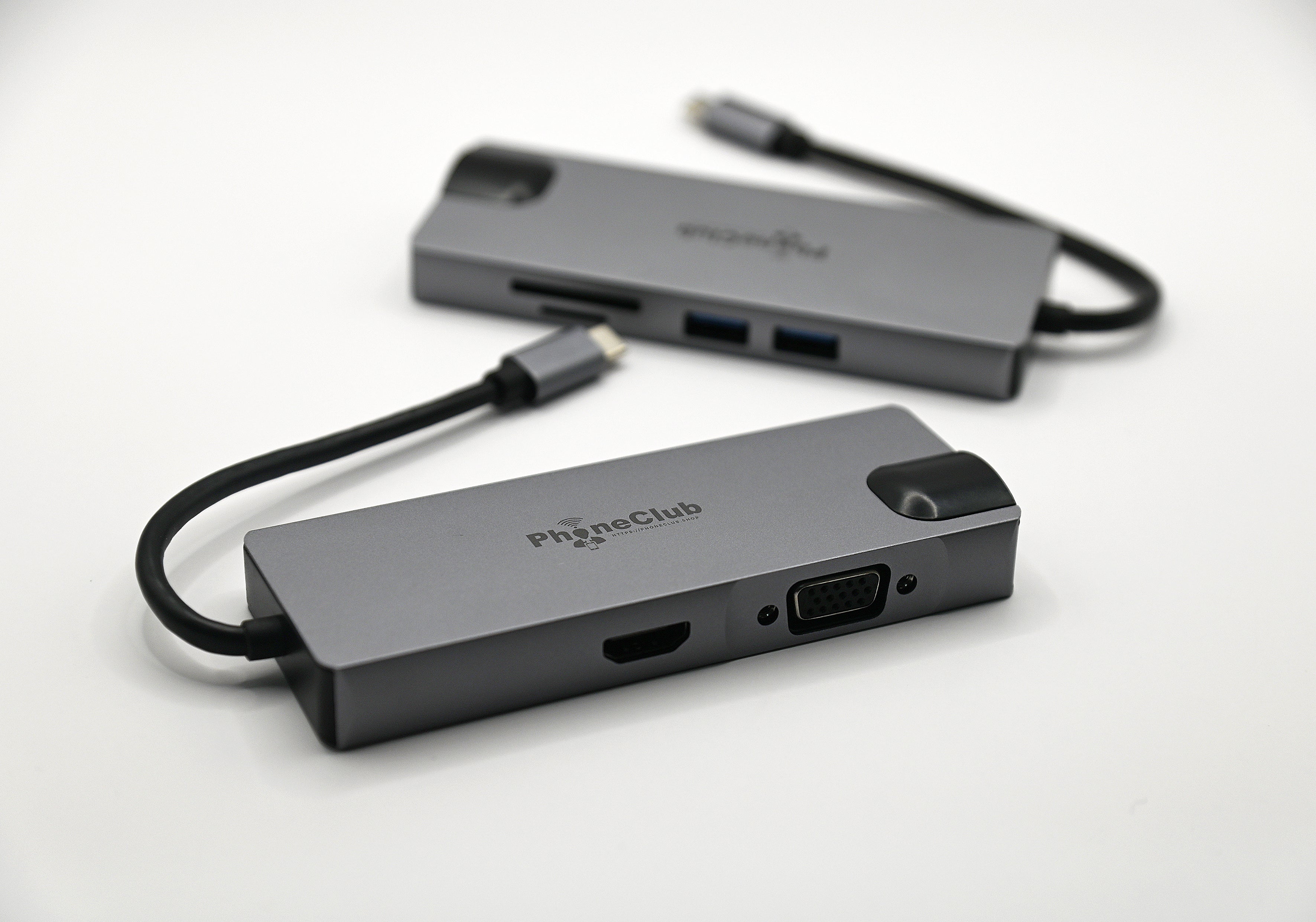 Phone Club 8 Port 8 in 1 Type-C Docking Adapter