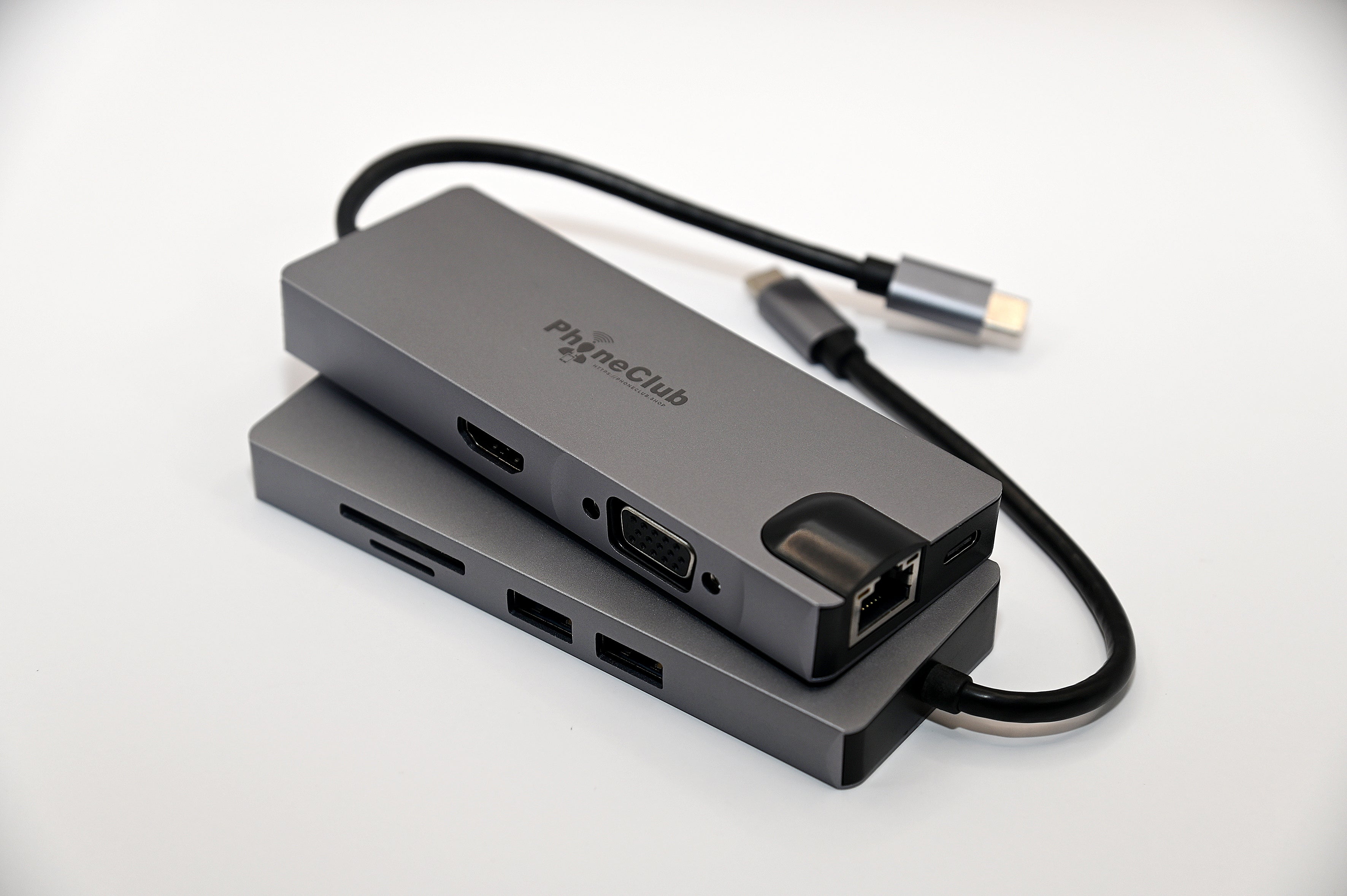 Phone Club 8 Port 8 in 1 Type-C Docking Adapter