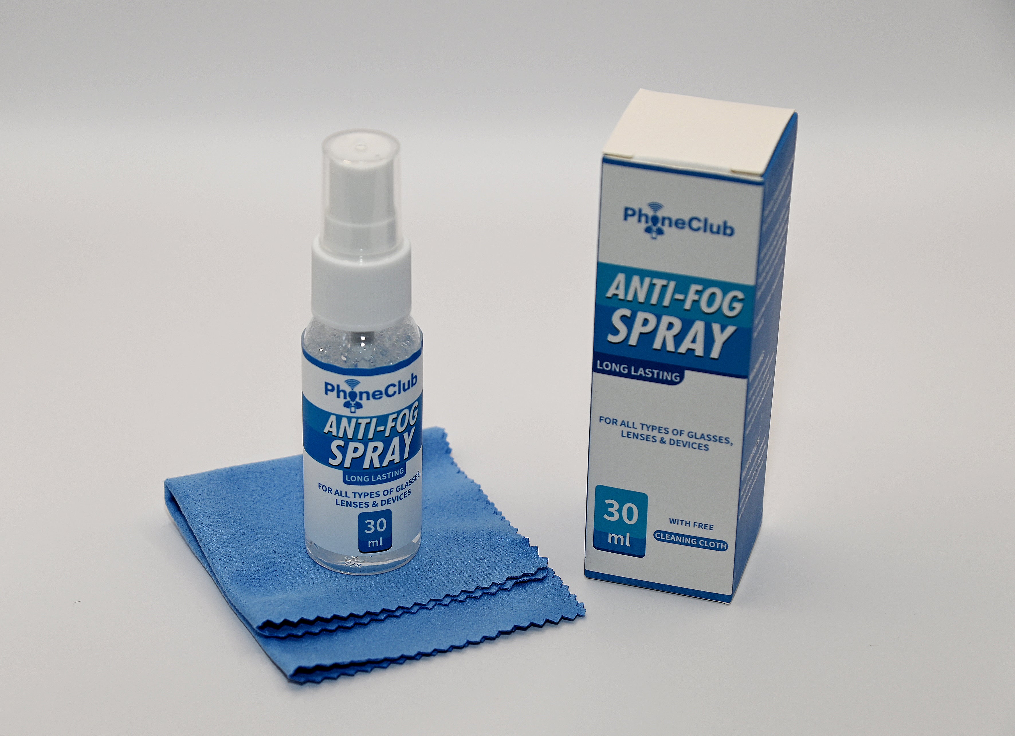 Phone Club 30ml Eyeglasses Anti-Fog Cleaning Spray