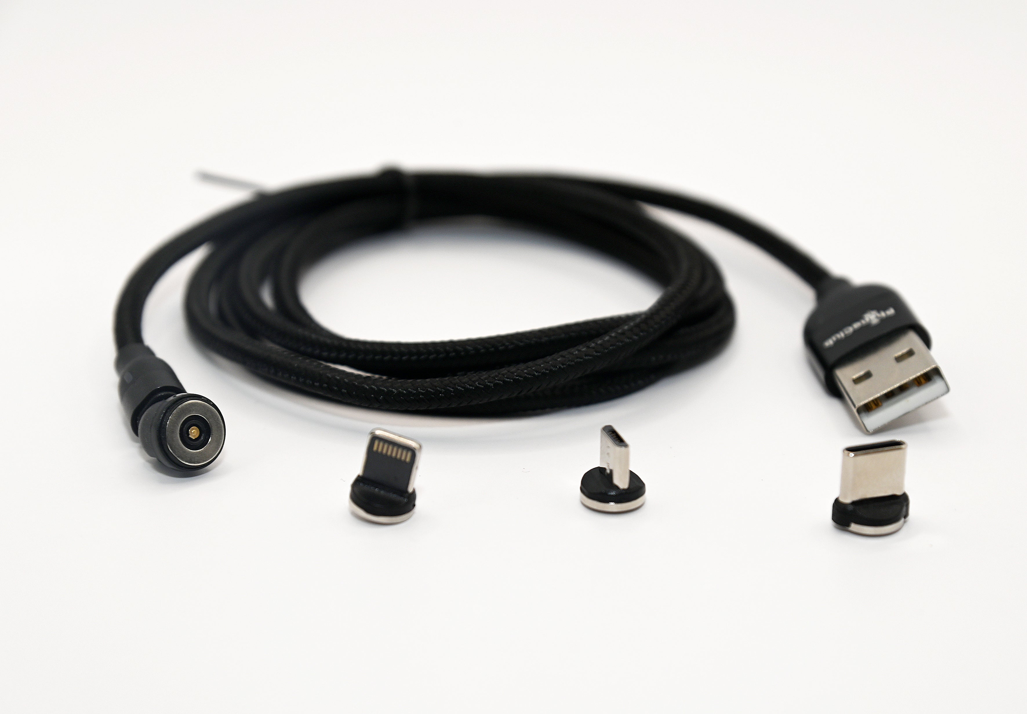 Phone Club 540-Degree Rotation 3-in-1 Magnetic Charger Cable!