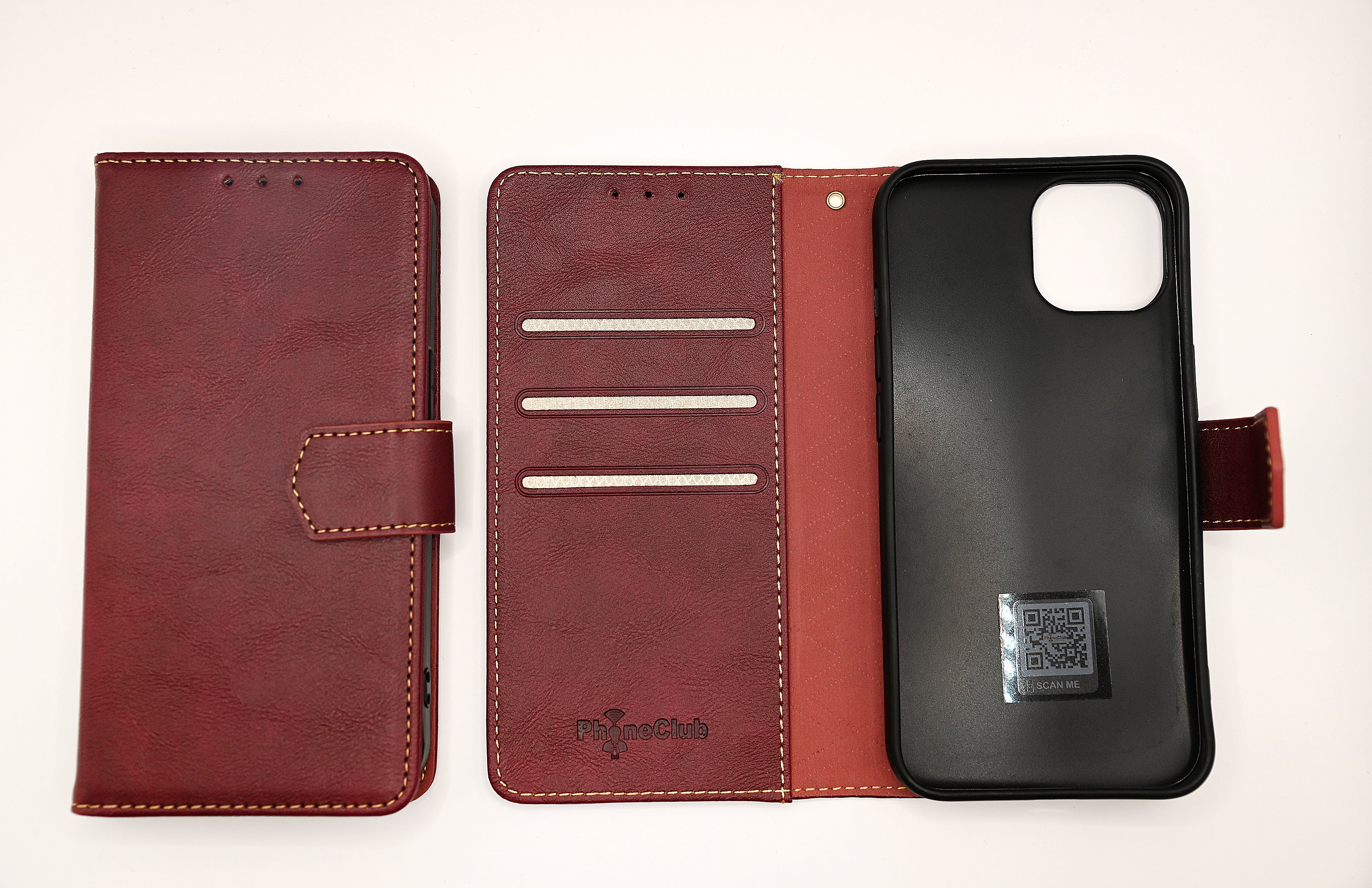 BookTab (RFID): Premium Synthetic Leather Wallet Case