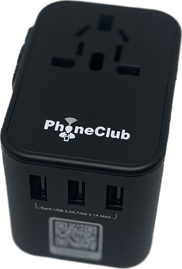Phone Club 35.5W World Wide Travel Adapter