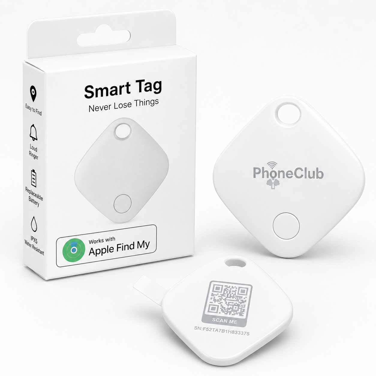 PHONE CLUB Find My Tag Smart Key Finder